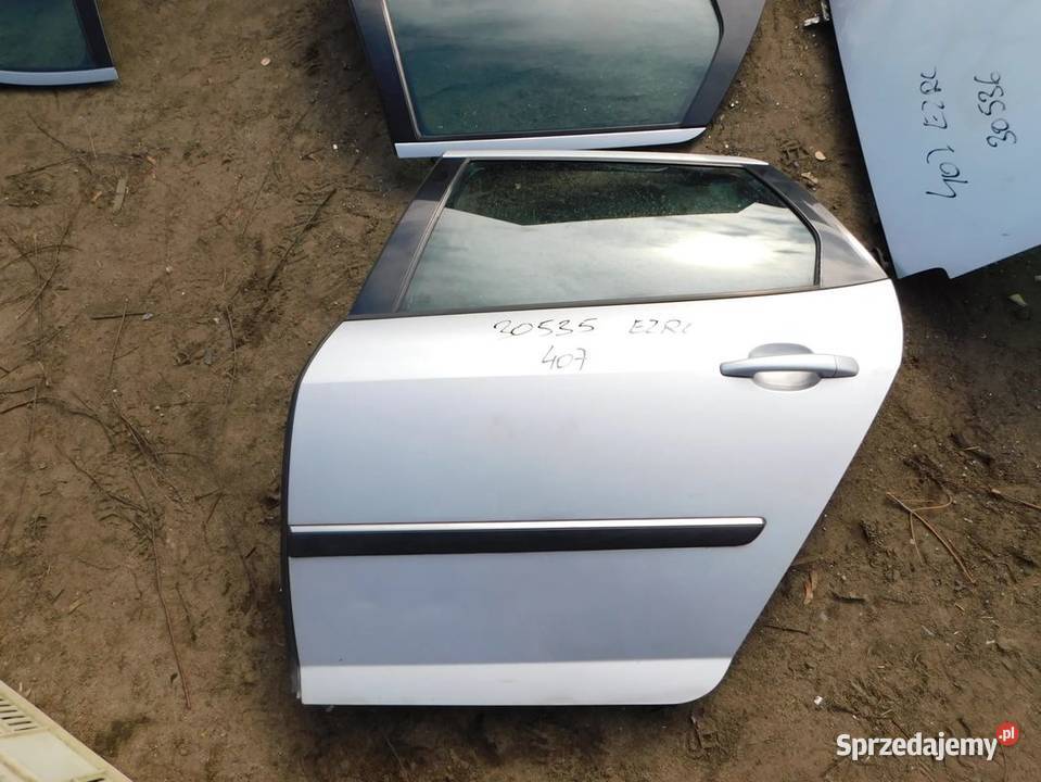 peugeot 407 drzwi kolor E2RC 30535 WYSYŁKA osobowe śląskie Żory