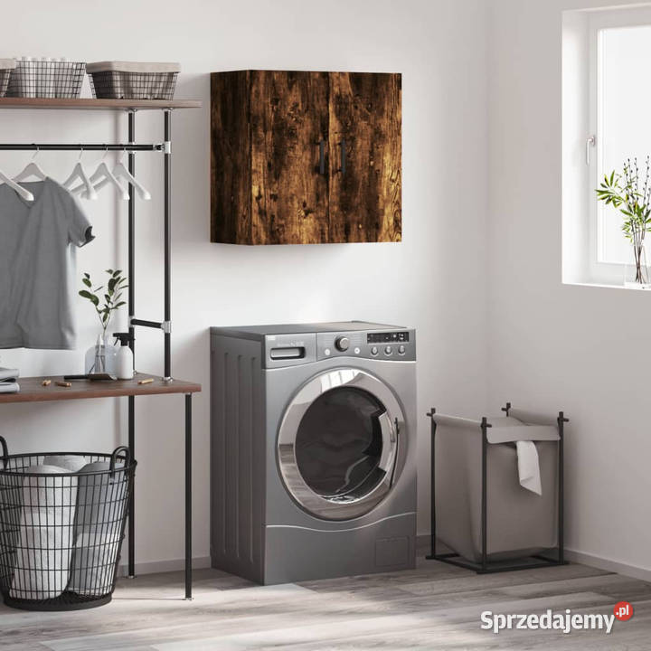Szafka ścienna przydymiony dąb 60x31x60 WM829977 mazowieckie Warszawa