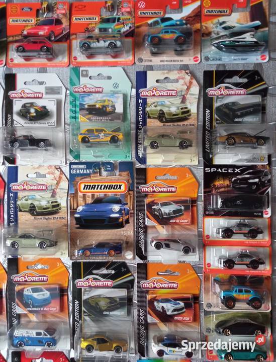 Majorette Chase Hot Wheels Matchbox HW premium żółty/złoty