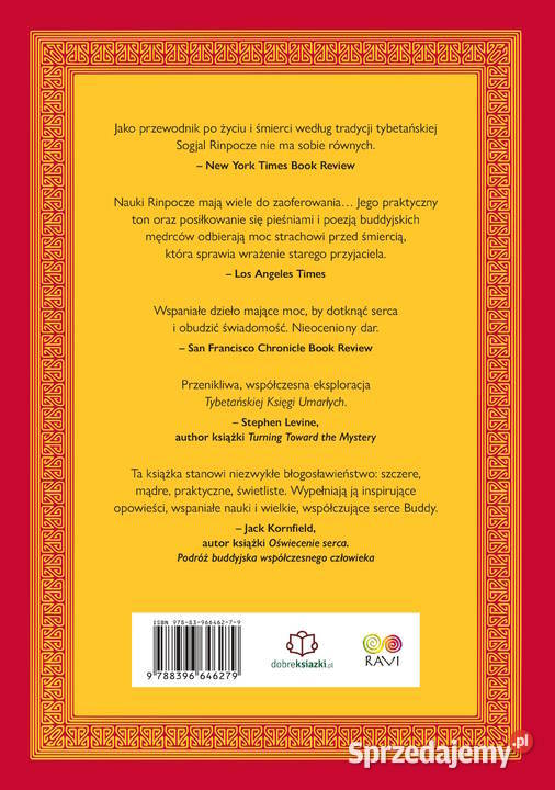 Tybetańska Księga Życia i Umierania Łódź sprzedam