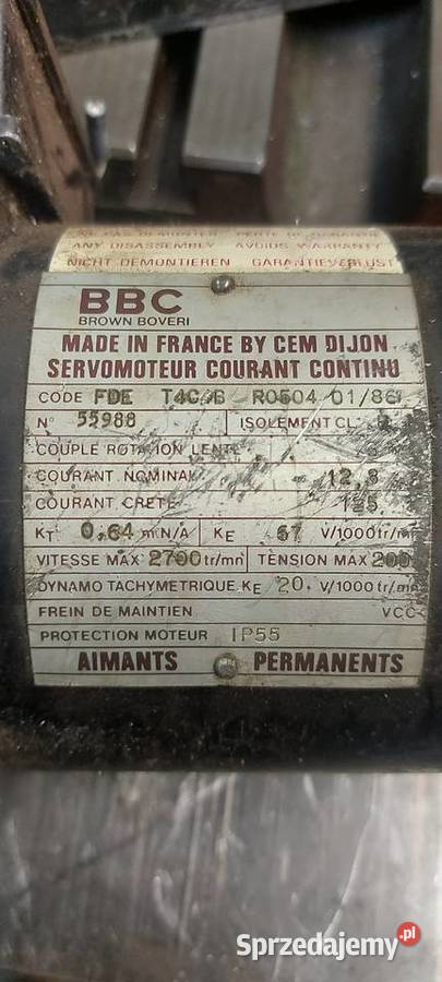 Silnik dc serwo cnc 8nm frezarka
