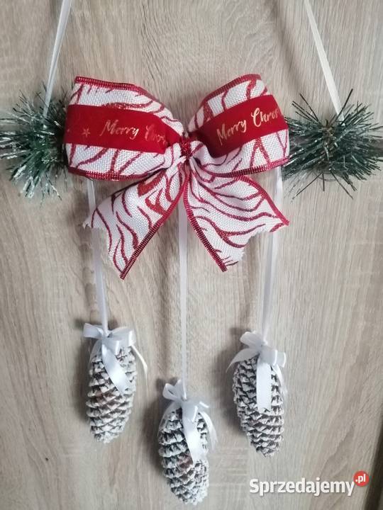 Zawieszki świąteczne z naturalnymi szyszkami Katowice