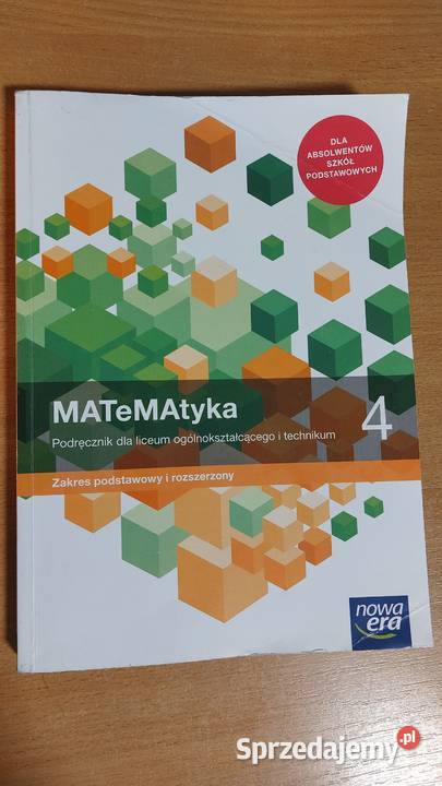 MATeMAtyka 4 zakres podstawowy i rozszerzony mazowieckie Warszawa