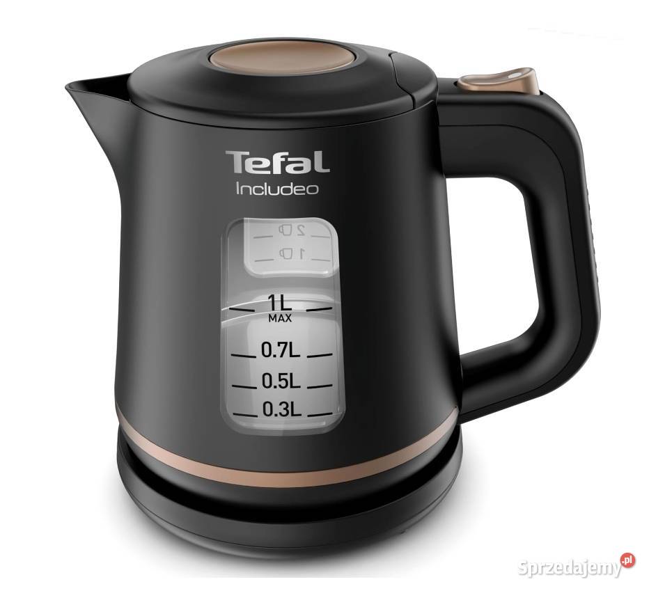 Nowy mocny 1L czajnik elektryczny TEFAL Includeo