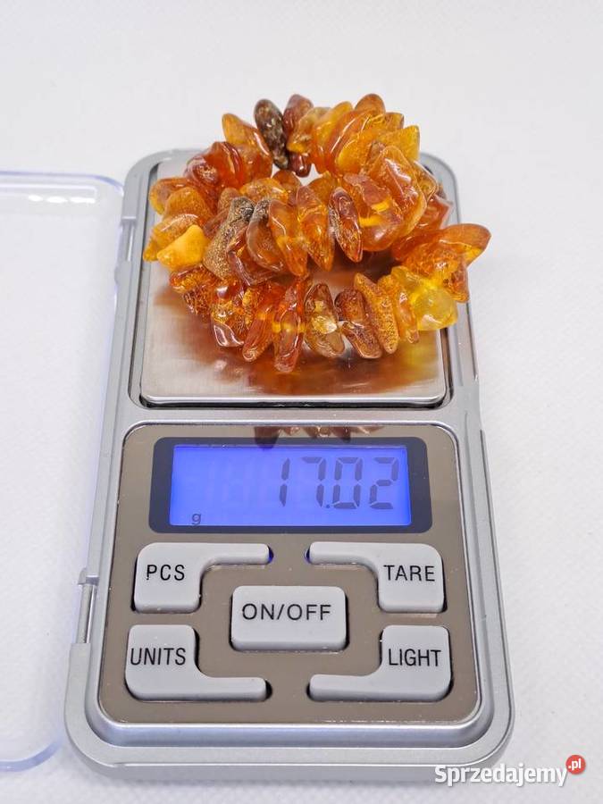 Bransoletka z bursztynu bałtyckiego sieczka Warszawa