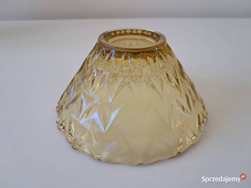 Salaterki szklane w kolorze bursztynowym Kraków