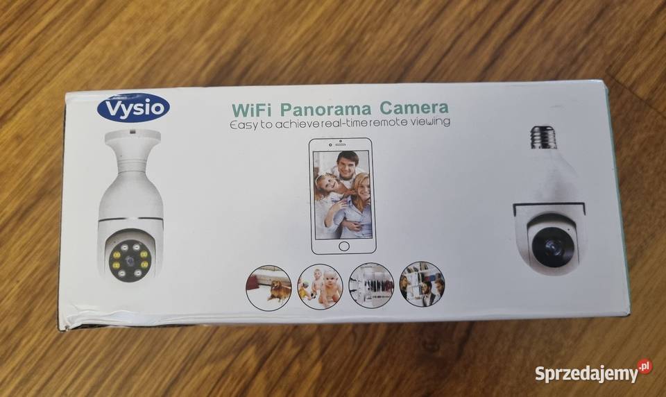 Kamera do monitoringu WiFi pod gniazdo E27 Kielce