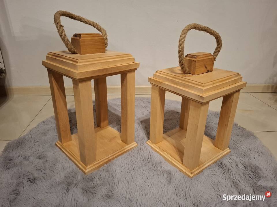 Lampiony latarenki z drewna Sobolew