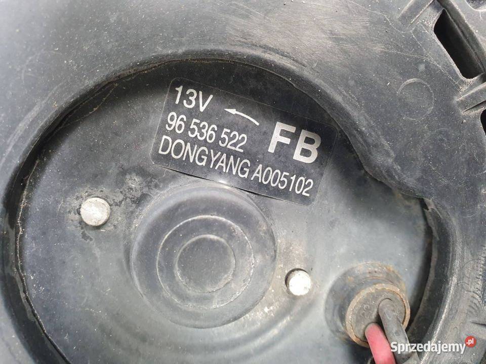 CHŁODNICA WODY CHEVROLET KALOS 94663475 osobowe kujawsko-pomorskie Lipno