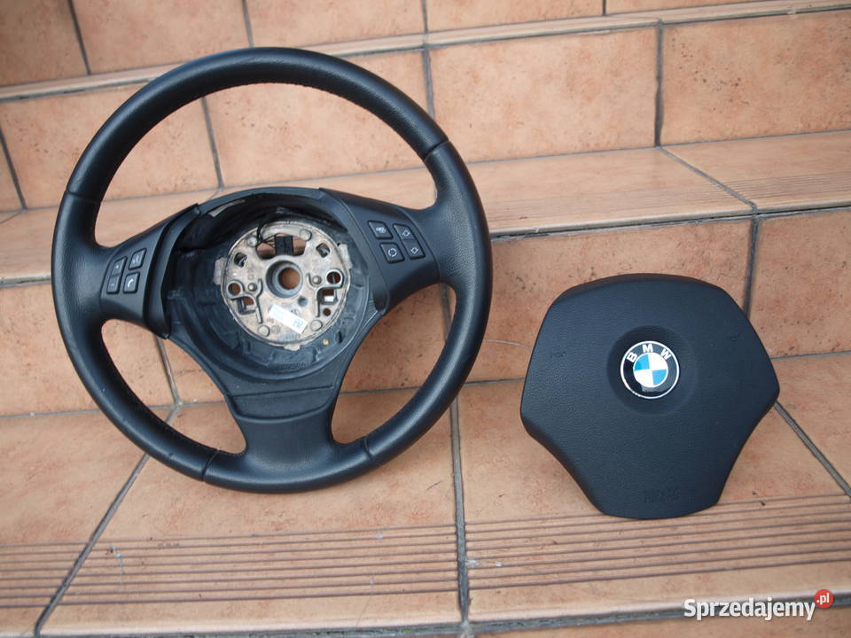 BMW 3 E90 E91 kierownica skórzana airbag 2005 Kalisz sprzedam