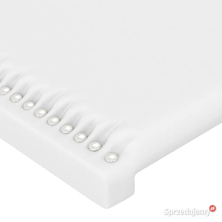 Zagłówek do łóżka z LED biały 93x16x118128 Warszawa
