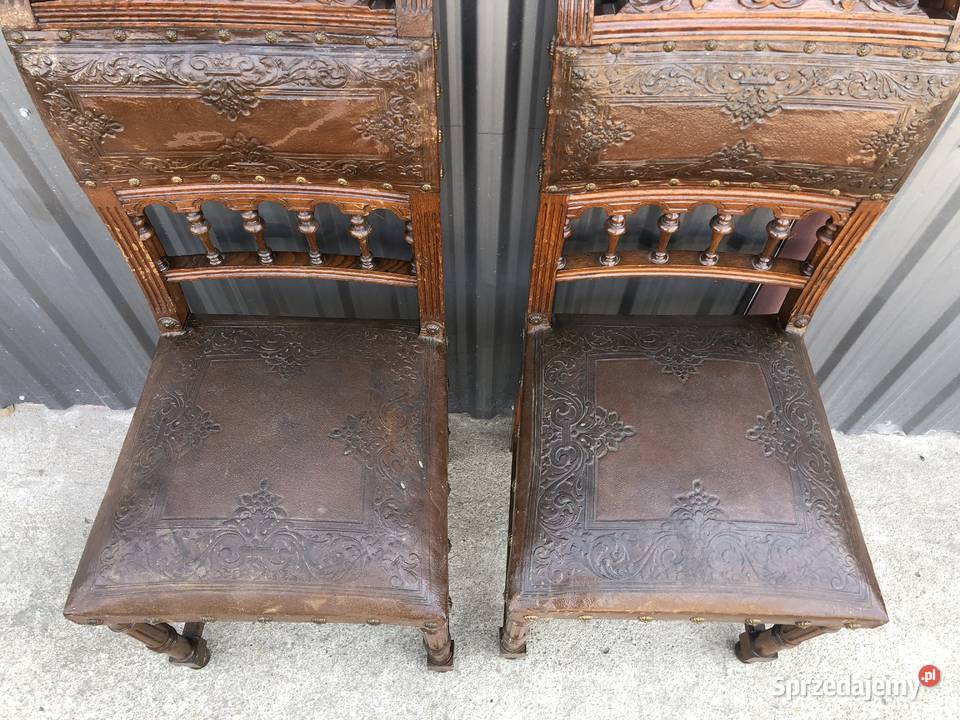 Stare krzesła krzesło Łowicz