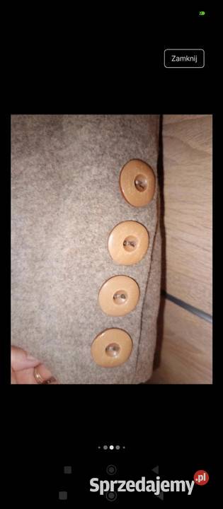 Płaszcz kistermann długi wełna kaszmir m beż Biłgoraj