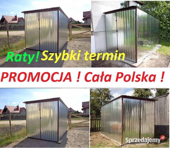 Garaż blaszany 3x5 Garaże MOCNE SZYBKI TERMIN