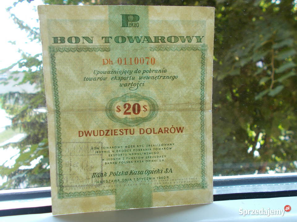 20 dolarów z 1960 roku Skarżysko-Kamienna