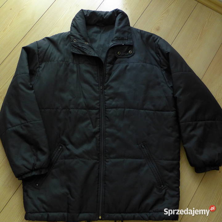 Niemiecka czarna prosta kurtka lekko ocieplana Warszawa sprzedam