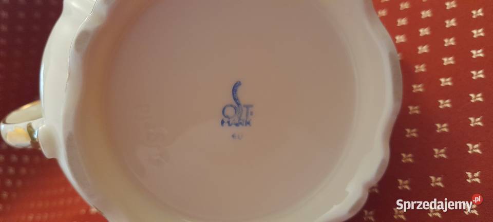 Porcelanowa stara cukierniczka OSTMARK Pleszew