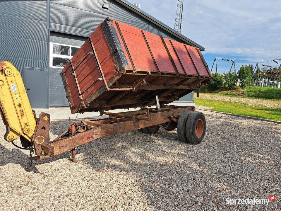 Przyczepa wywrotka 7 ton na 3 strony Piecewo sprzedam