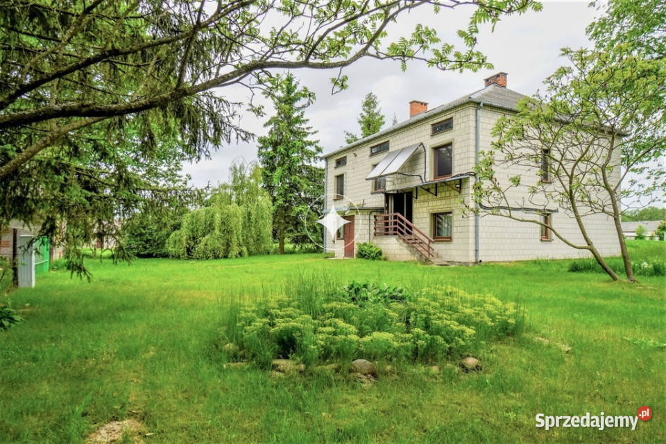 Duży dom z siedliskiem Mokre powiat bialski 14500m2 lubelskie
