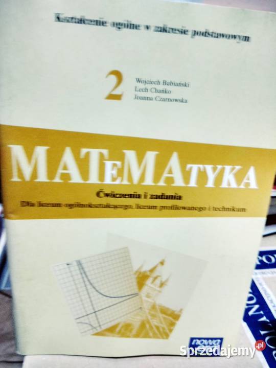 Matematyka 2 ćwiczenia i zadania antykwariat Antykwariat Warszawa
