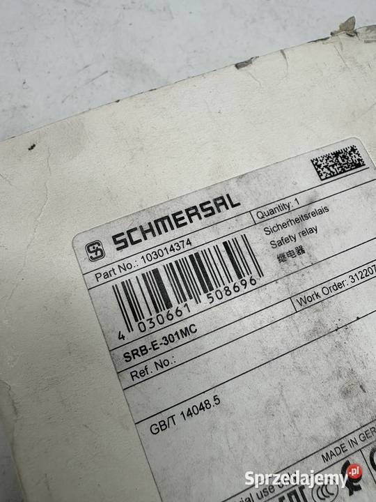Schmersal 103014374 SRBE301MC Safety Relay Warszawa