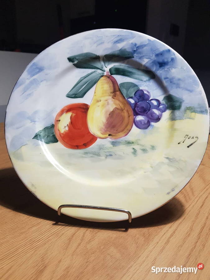 Talerz ozdobny porcelana francuska Limoges Wola Podłężna