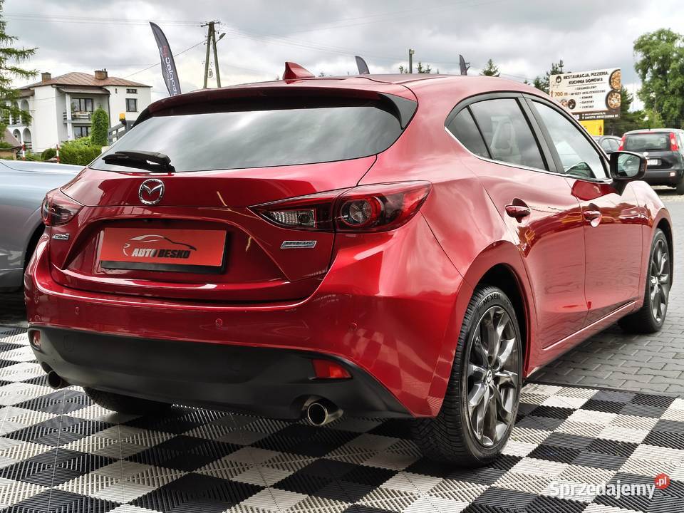 Mazda 3 NOWA PIĘKNY KOLOR 20 Benzyna Serwisowana elektryczne lusterka 3 Zarszyn