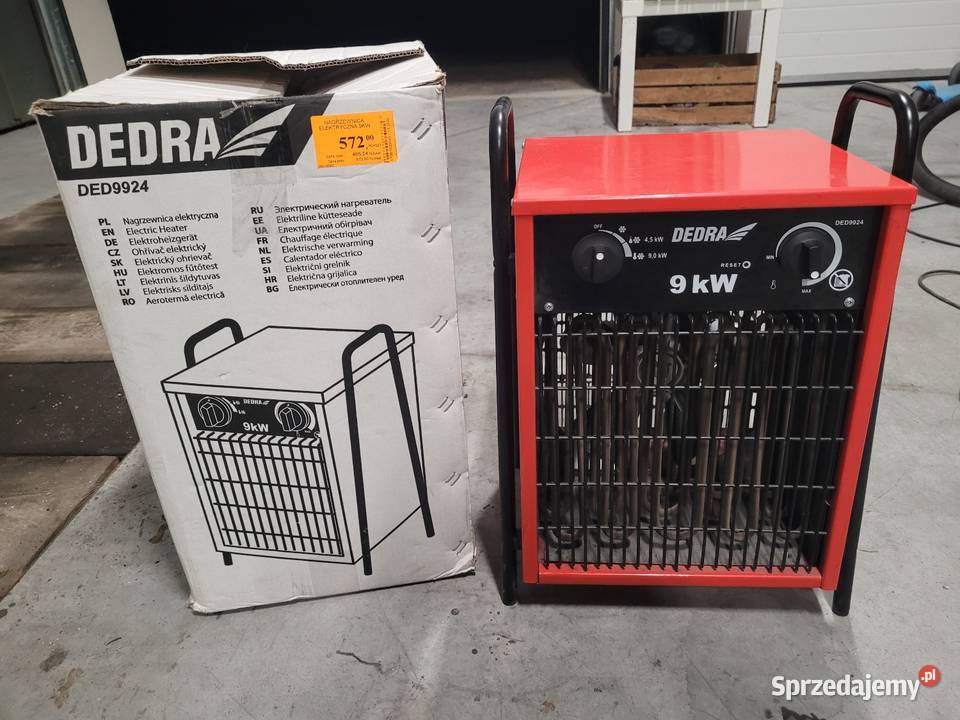 Nagrzewnica elektryczna 9kW Kliny