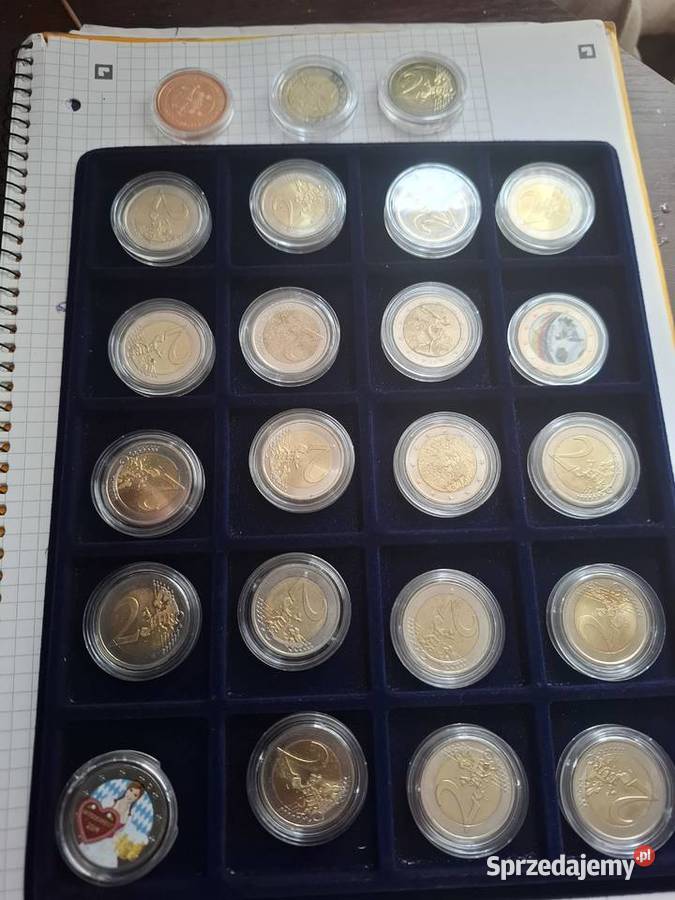 Zestaw monet kolekcjonerskich niemieckich 2 euro opolskie Głogówek