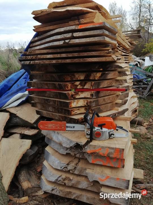 Dąb jesion blat deski bale foszty live edge mazowieckie sprzedam