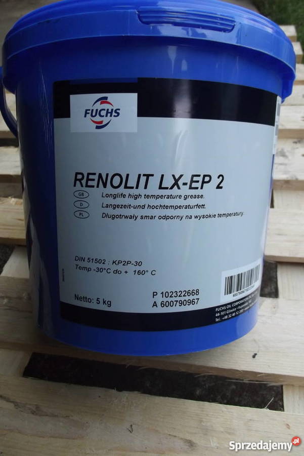 Smar RENOLIT LXEP 2 FUCHS 5 Parczew