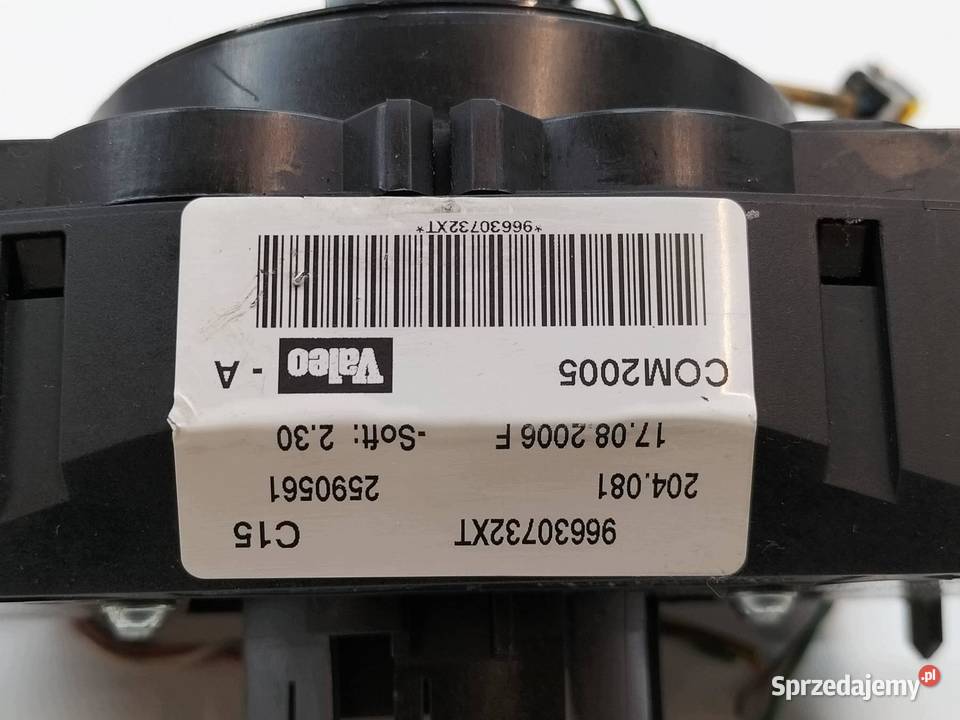 PRZEŁĄCZNIK ZESPOLONY 96630732XT Peugeot 207 I osobowe Panele sterowania, przełączniki