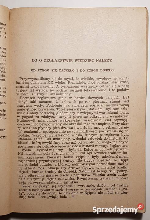 Żeglarstwo śródlądowe S Wysocki Poradniki, albumy i reportaże Łódź sprzedam