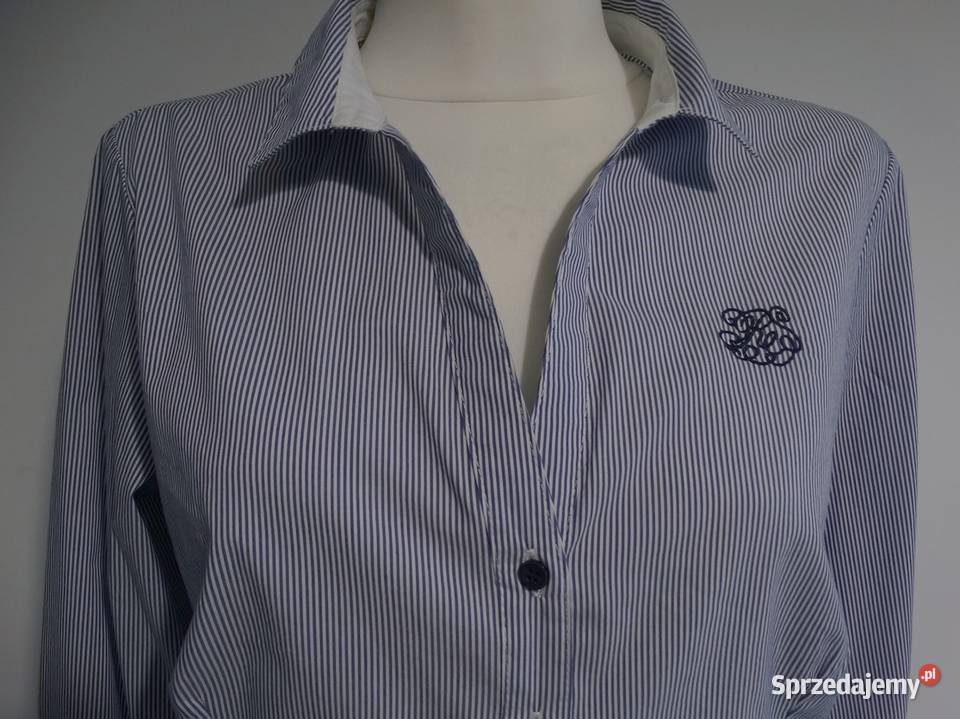 Koszula Body Taliowana Slim Fit Bawełniana Biała Łomża