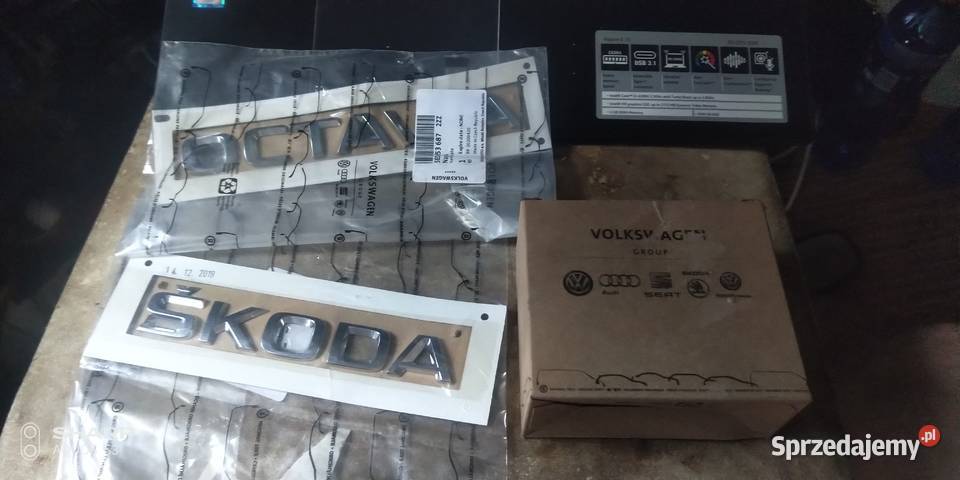 Skoda Octavia III Logo napisy klapy tylniej Łódź