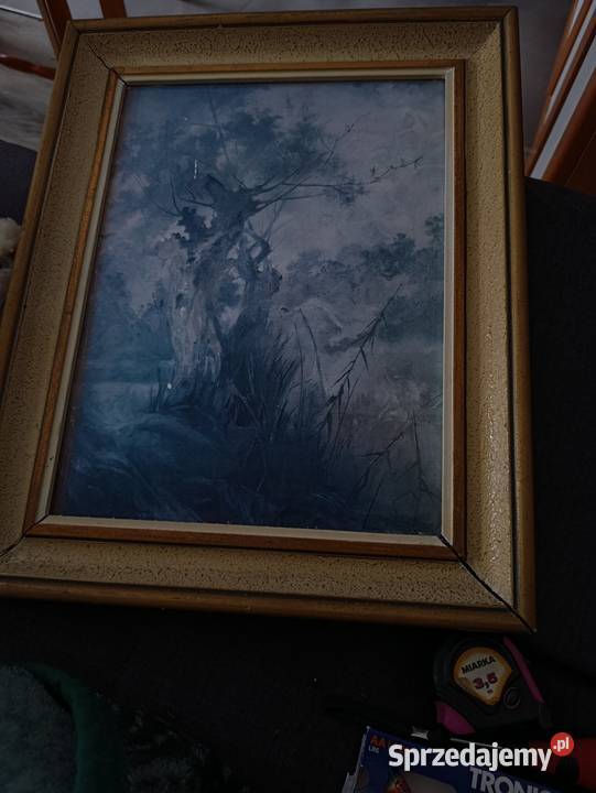 obraz wierzby moczarami Witold Pruszkowski Poznań