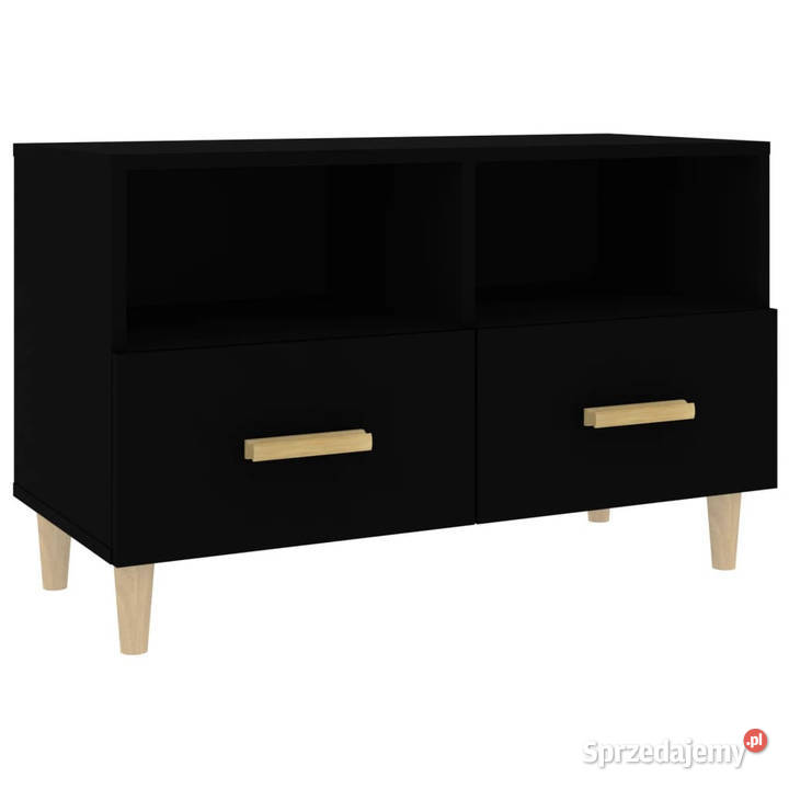 Szafka pod TV czarna 80x36x50 materiał mazowieckie Warszawa