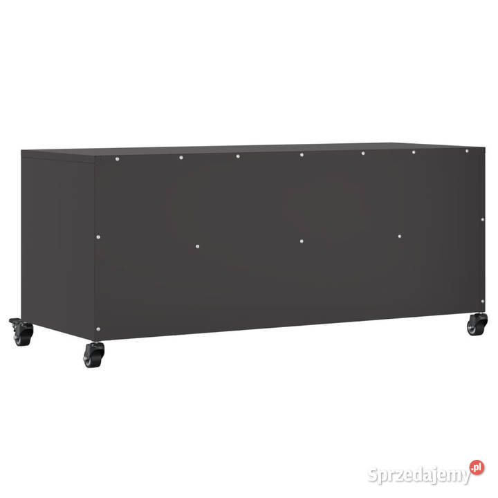 Szafka RTV czarna 1005x39x435 stal WM846692 Warszawa