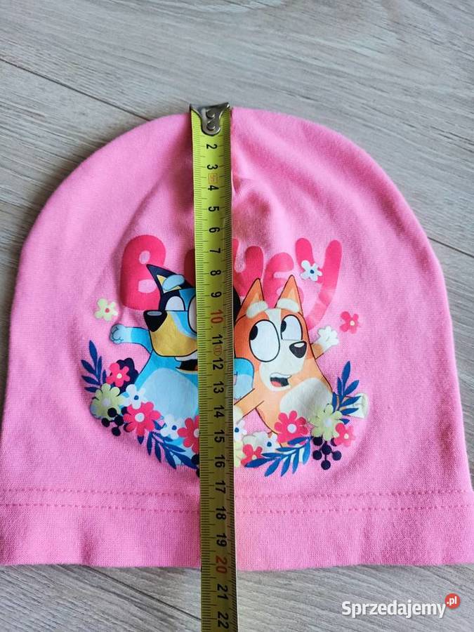 Czapka dziewczęca różowa Bluey dziewczynka Płock sprzedam
