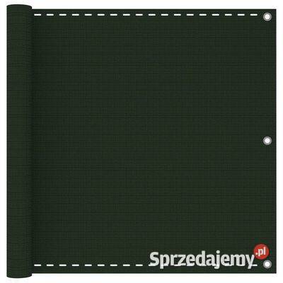 vidaXL Parawan balkonowy ciemnozielony 90x300 sprzedam