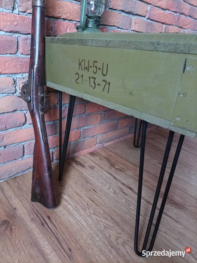 Wojskowy Stolik Kawowy Konsola Konin