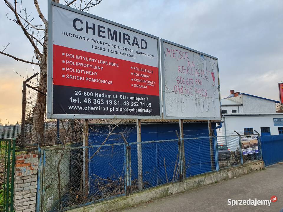 Wynajmę miejsce na reklamę w centrum Radomia Radom