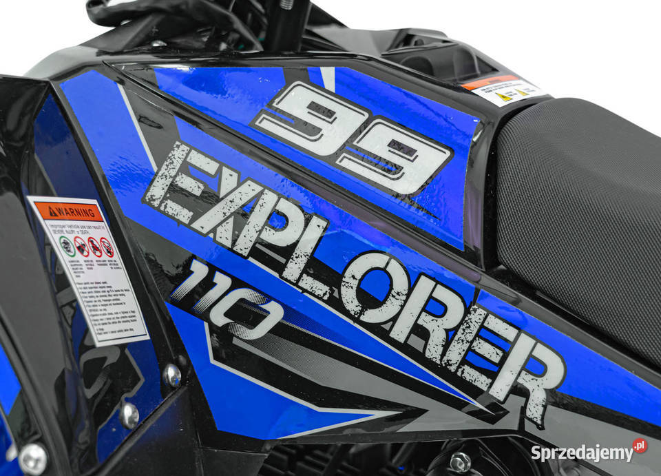 Mini Quad Spalinowy Explorer 110cc niebieski