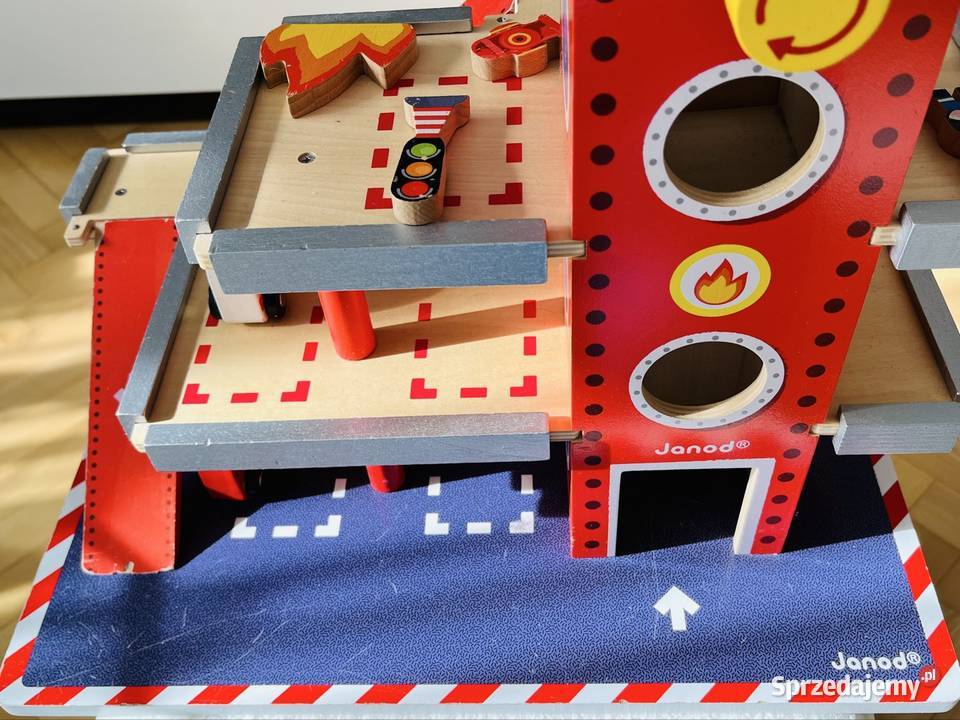Zabawka drewniana duża Remiza strażacka Janod Drewno  Pozostałe Kielce