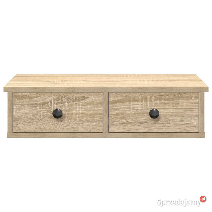Półka ścienna z szufladami dąb sonoma 60x25x15 mazowieckie Warszawa sprzedam