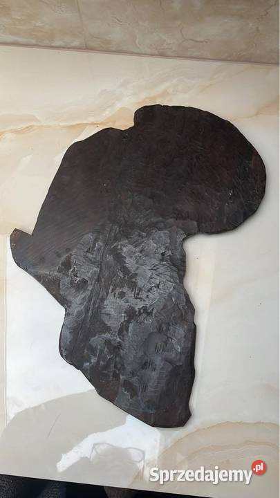 Afrykańska mapa Płaskorzeźba z drewna Lew i pomorskie Gdańsk sprzedam