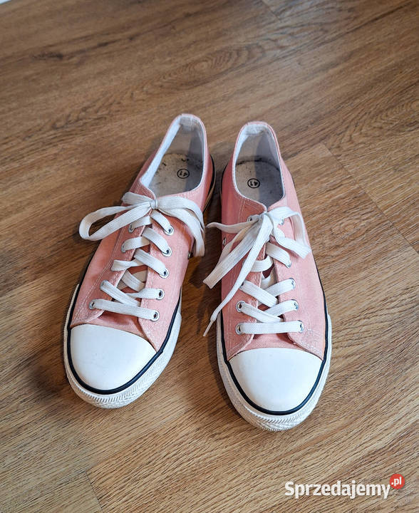 Śliczne różowe trampki 40 nowe tkanina Warszawa sprzedam