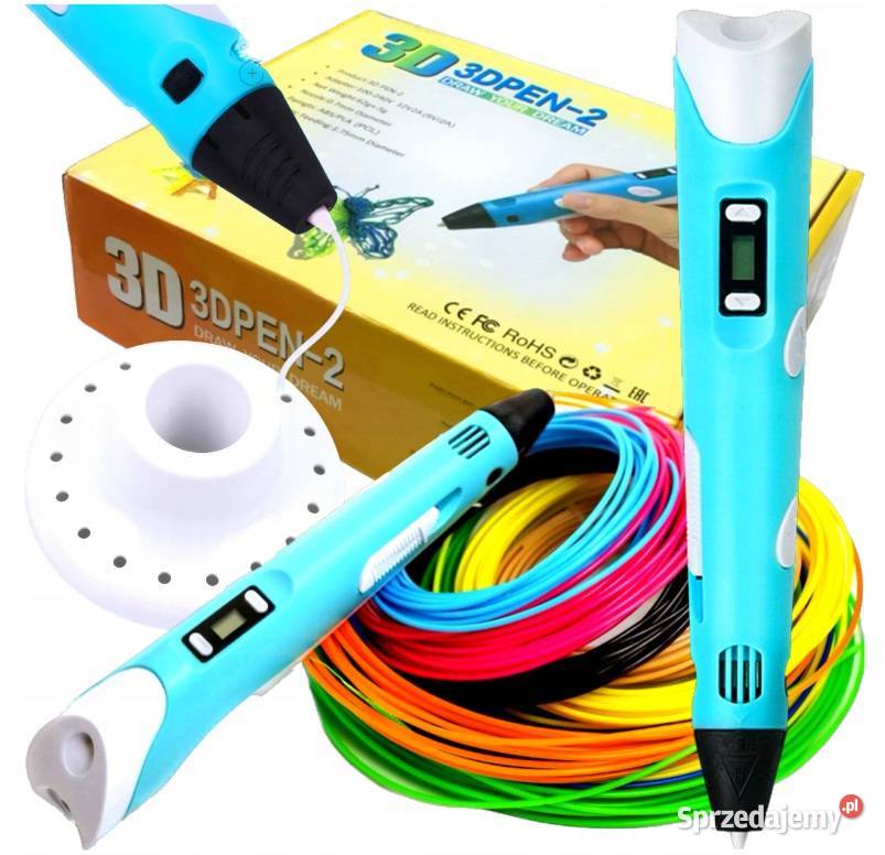 3D DŁUGOPIS DRUKARKA PEN ZESTAW WKŁADY PLA 1000 Toruń