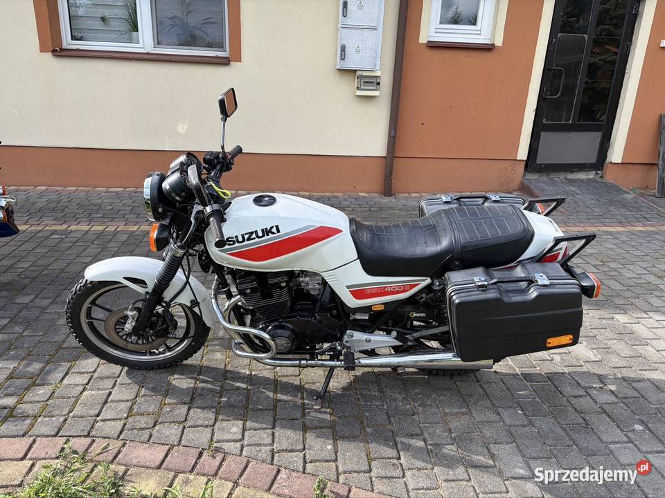 Motocykl Suzuki GSX 400 E Rok produkcji 1987 Myszyniec