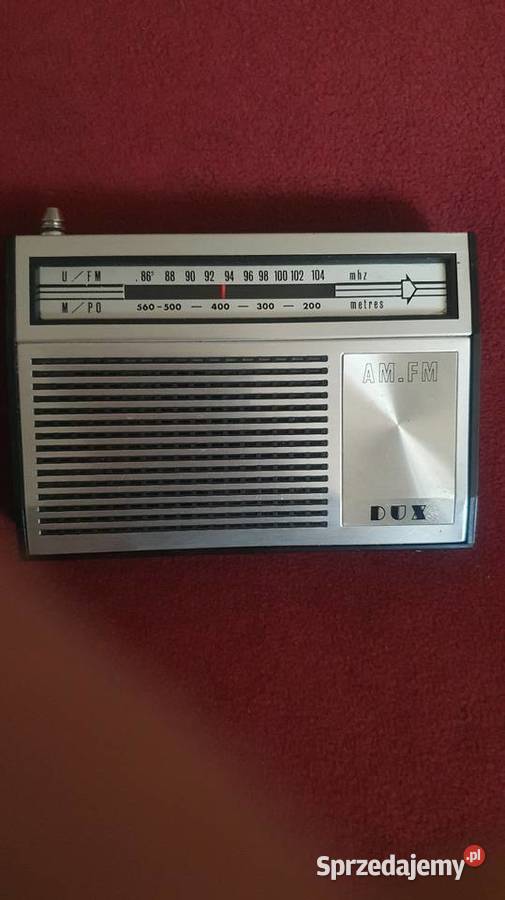 Radyjko Dux vintage Konin